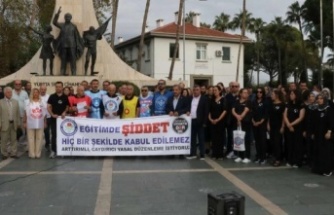 Alanya'da öğretmene saldırıya ortak tepki