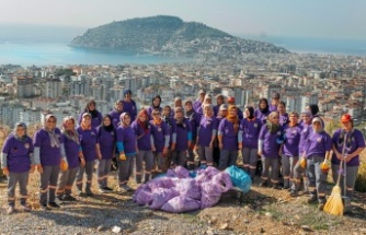 'Mor umutla temiz bir Alanya'