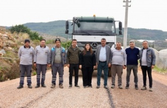 25 yıldır yapılamayan yol asfaltla buluştu