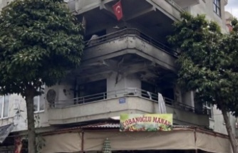 Apartmanda çıkan yangında 3 çocuk dumandan etkilendi!