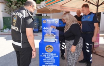 Alanya Belediyesi pazarlarda “güven terazisi” uygulaması başlattı!