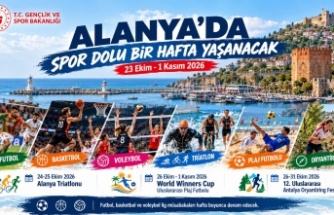 Alanya’da spor dolu bir hafta