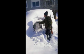 Alanya'nın o yaylasında kar yağışı hayatı felç etti