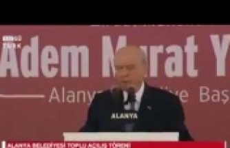 Bahçeli'nin Alanya çıkarması ulusal basında böyle yer aldı
