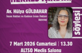 Alanyalı kadınlar söyleşiye davetli