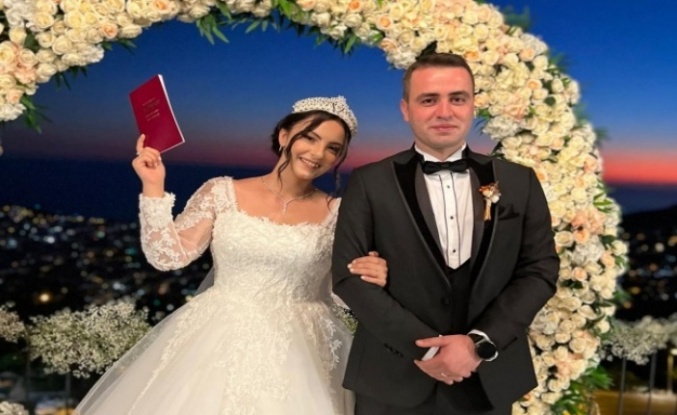 Alanya’da muhteşem düğün ile dünya evine girdiler