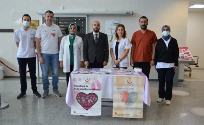 ALKÜ EAH'da Organ Bağışı Haftası kapsamında stant kuruldu