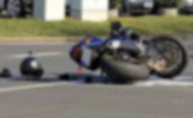 Cikcilli’de motosiklet kazası: Sürücü yaralı