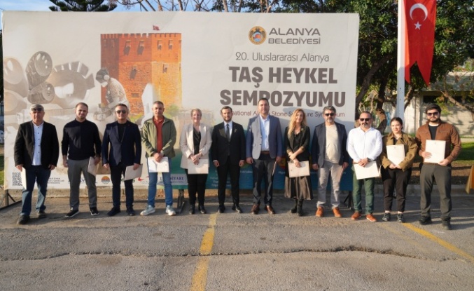 20. Uluslararası Alanya Taş Heykel Sempozyumu tamamlandı
