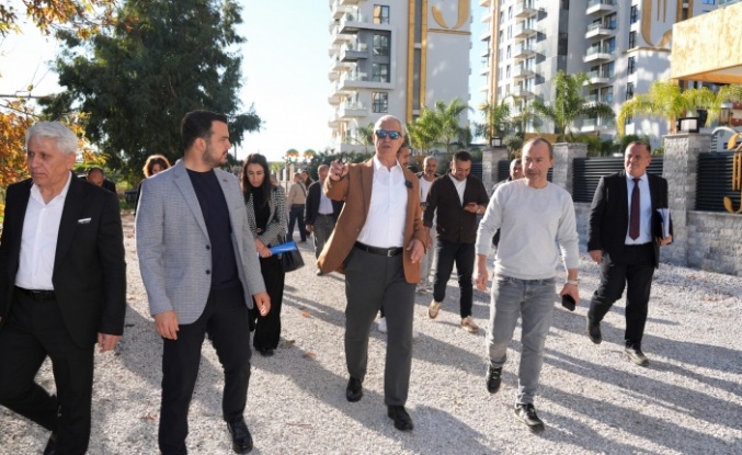 Başkan Özçelik'ten Mahmutlarda inceleme