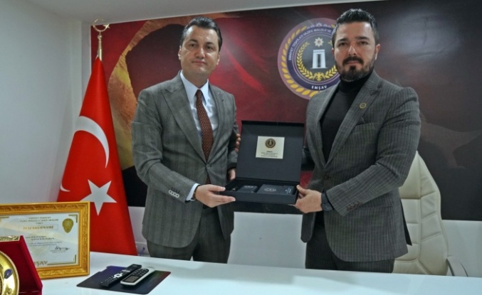 Kaymakam Öztürk'den EMŞAV Alanya'ya ziyaret