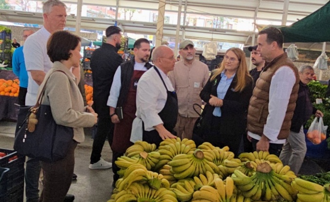 Dünyaca ünlü şefler Alanya pazarında