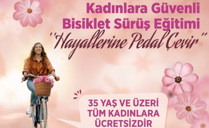 Alanya'da kadınlar için güvenli bisiklet sürüş eğitimi başlıyor!