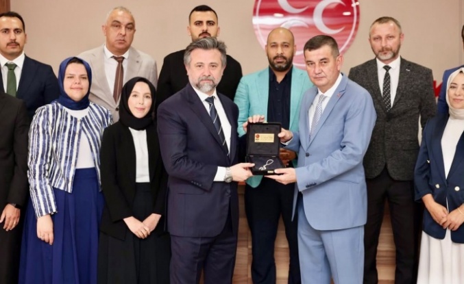 MHP Alanya teşkilatından il başkanlığına ziyaret!