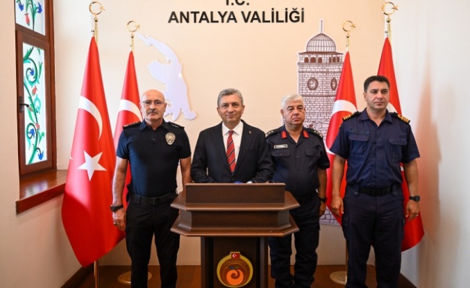 Vali Şahin'den haziran ayı güvenlik açıklaması!