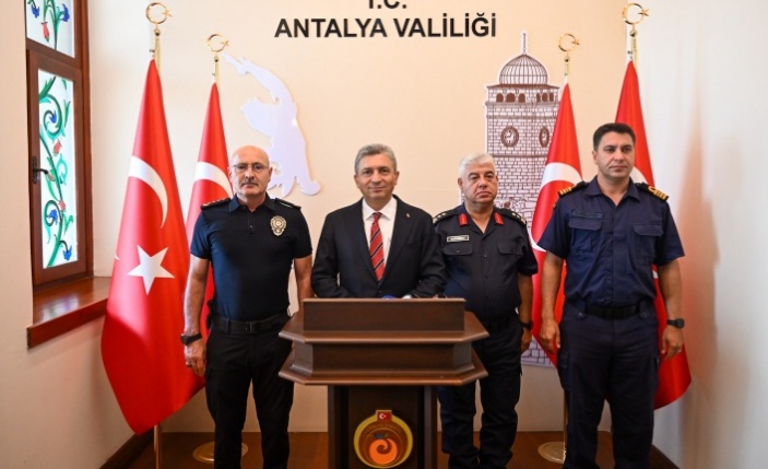 Vali Şahin'den haziran ayı güvenlik açıklaması!