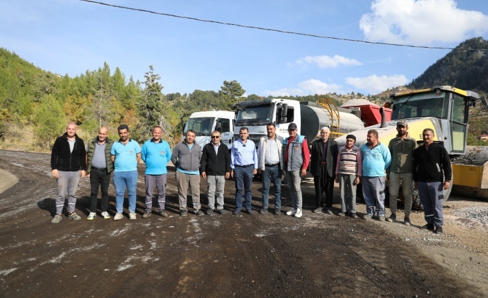 Gökbel Gören yolunda çalışmalar sürüyor