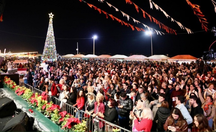 Alanya'da uluslararası noel pazarı coşkusu