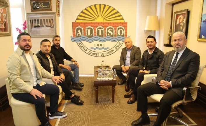 Sel mağduru işletmelerden başkan Erdem'e ziyaret