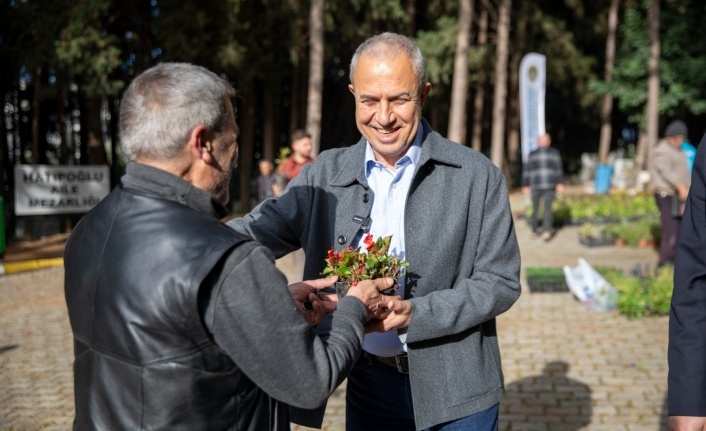 Alanya Belediyesi'nden 67 bin çiçek fidesi