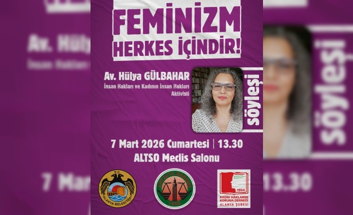 Alanyalı kadınlar söyleşiye davetli