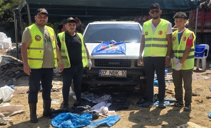 Alanya THK 2 günde 2 bin 300 kurban derisi topladı