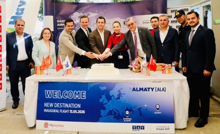 Kazakistan’dan Gazipaşa-Alanya Havalimanı’na ilk sefer