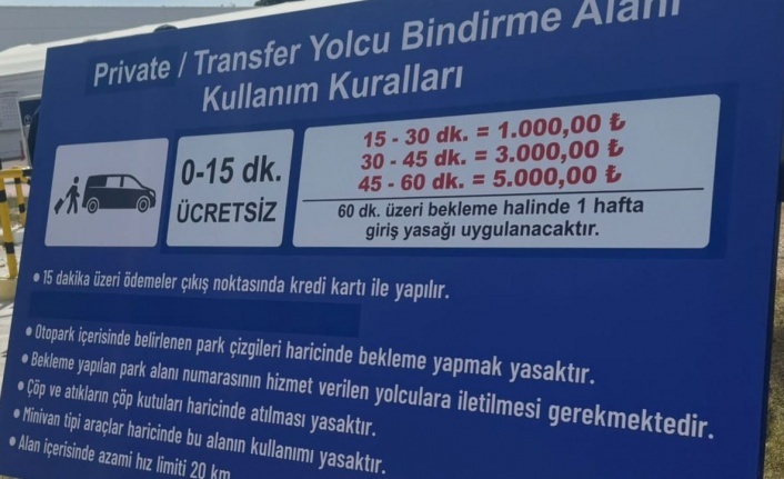 Akkuş'tan fahiş otopark ücreti tepkisi