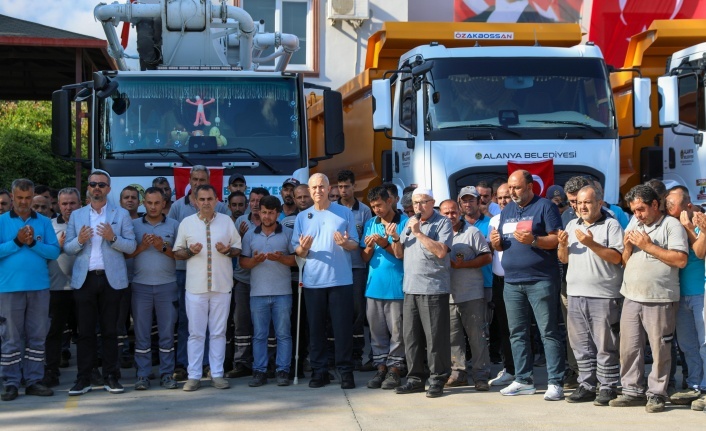 Alanya Belediyesi araç filosu güçleniyor