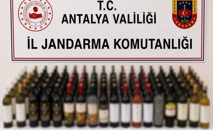 Alanya’da kaçak alkol operasyonu