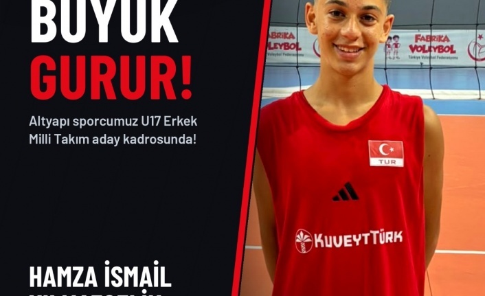 Alanya’da milli gurur: Hamza U17 kadrosunda!