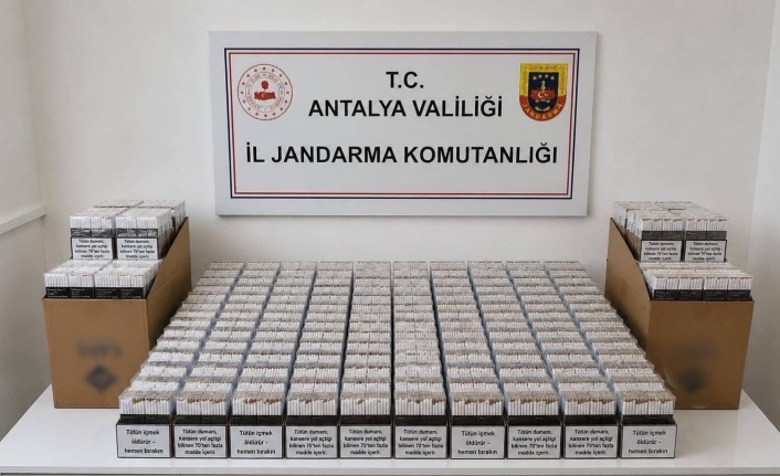 Alanya'da kaçak tütün operasyonu!