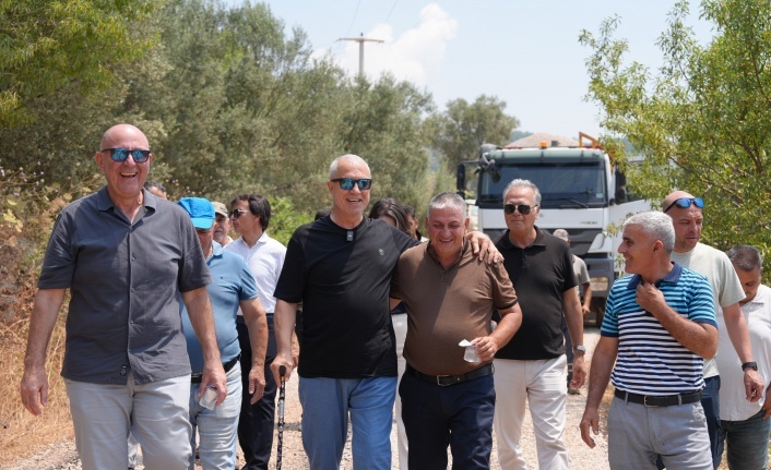 Başkan Özçelik kırsaldaki çalışmaları inceledi