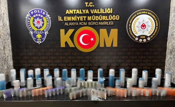 Alanya'da kaçak içki operasyonu!