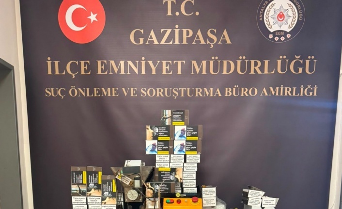 Gazipaşa’da kaçak tütün operasyonu: 2 gözaltı!