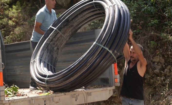 Antalya’dan üreticiye 12 bin metrelik sulama desteği!