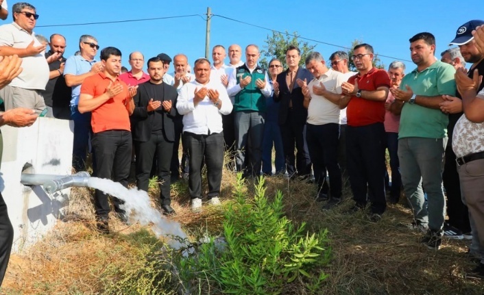 Yeşilöz ve Keşefli’de tarım arazileri suyla buluştu!