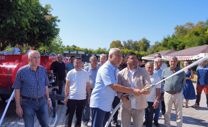 Alanya Belediyesi'nden 6 mahalleye yangın söndürme tankeri