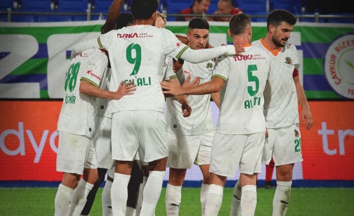 Alanyaspor Rize'den 3 puanla dönüyor