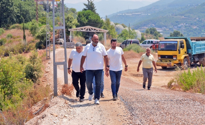 Alanya Belediyesi’nin kırsalda hizmet atağı sürüyor!