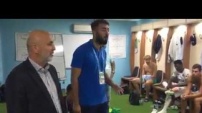 Hasan Çavuşoğlu futbolculara veda etti